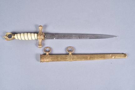 Mod 38 dagger for Navy officers. White hilt in goo
