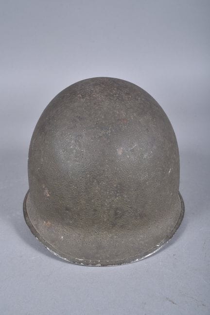 US M/M1 helmet. McCord-manufactured shell, number 