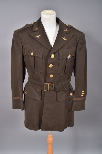 US—USSAF officer's jacket with four pockets. Label