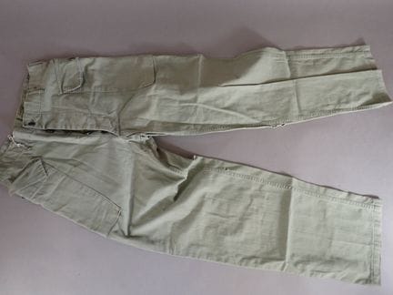 US- Pantalon en toile HBT à deux poches cargo avec