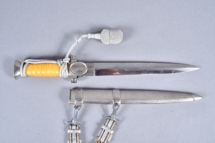 DRK (Red Cross) officer's dagger, yellow handle, s