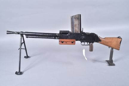 MAC 1924-29 submachine gun, 7.5 mm caliber. No. D5