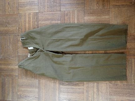 US- Pantalon en laine moutarde. Taille W32 L31. Pe