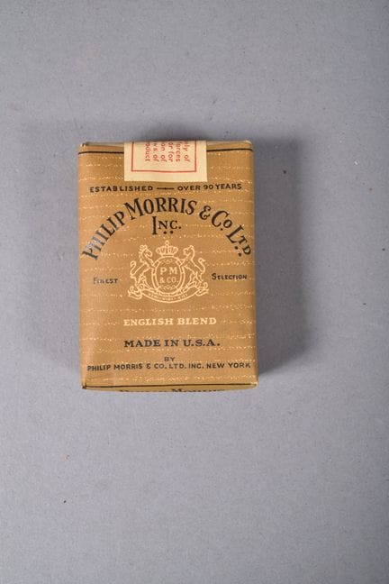 US- Paquet de 20 cigarettes Philip Morris., portan