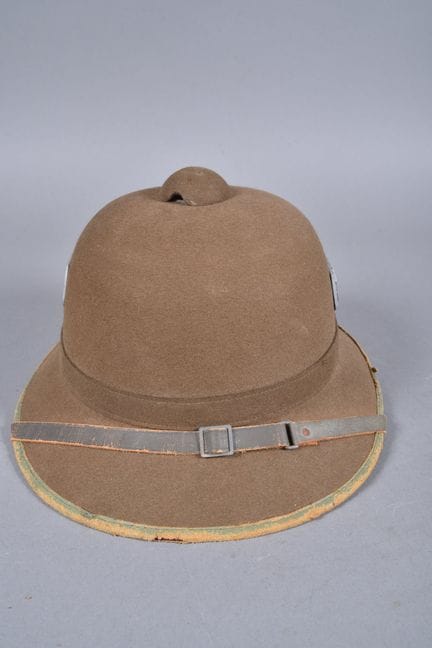 German Army M/40 tropical helmet, second model. On