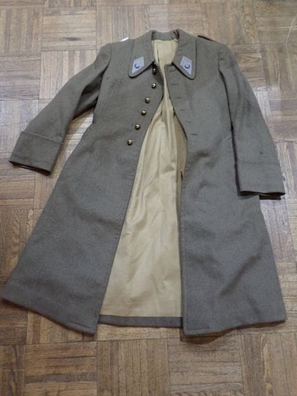 Algerian riflemen's officer's coat made of khaki w