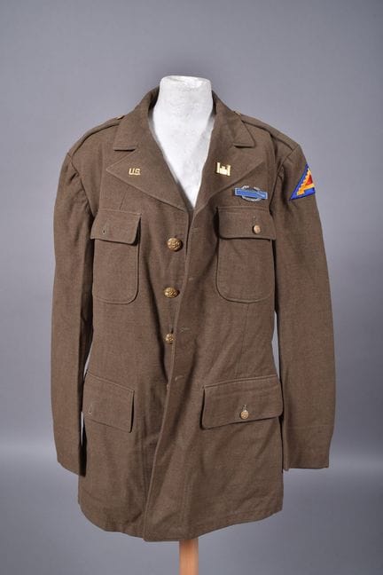 US- M-1939 service jacket in wool twill, with four