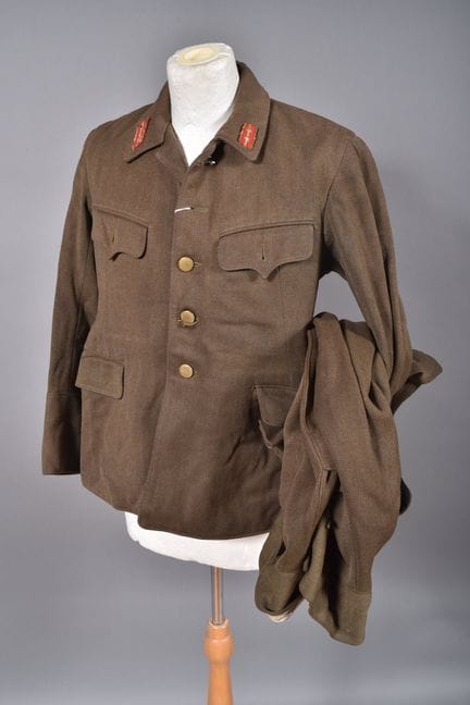 Japan. Japanese officer's winter uniform, made of 