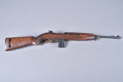 USM1型步枪，Iver Johnson公司制造，.30短弹口径。编号FF10500。配有微调瞄准具