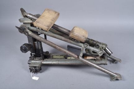 All- Affut Machine Gun Mount. Dated 1942, marked “