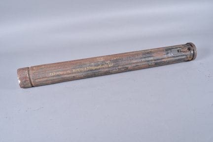 All—Metal shell casing for 76.2 Pak 36 (or 39?) sh