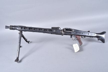 MG 42 machine gun, manufactured by Gustloff Werke,