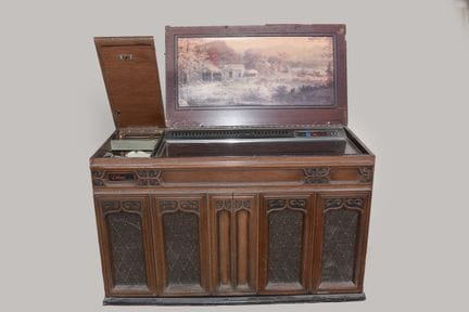 WURLITZER, máquina de discos «Cabaret» de aglomera