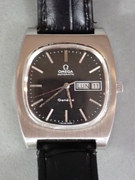 OMÉGA. Montre homme boiter en acier Genève Automat