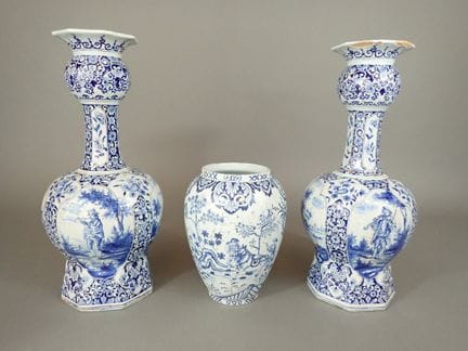 DELFT, XVIIème siècle, manufacture du Pot de Métal