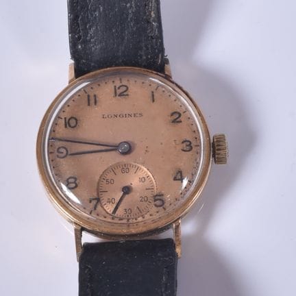 LONGINES. Montre de dame, le boîtier en or rose (7