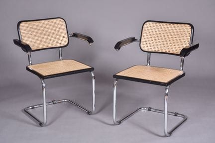 Marcel BREUER (1902-1981), al estilo de. Par de si