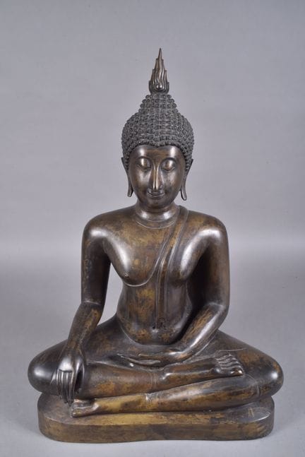 THAILAND, Ayutthaya, 19. Jahrhundert. Buddha-Statu