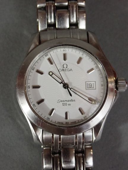 OMÉGA. Montre bracelet d’homme Seasmaster 120 M en