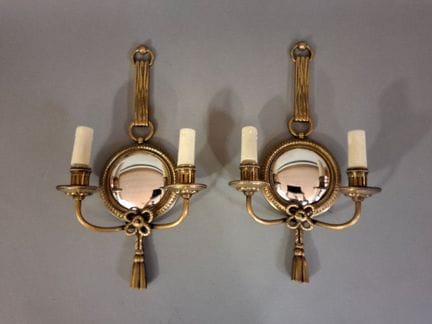 ETABLISSEMENTS PETITOT. Paire de d'appliques à deu