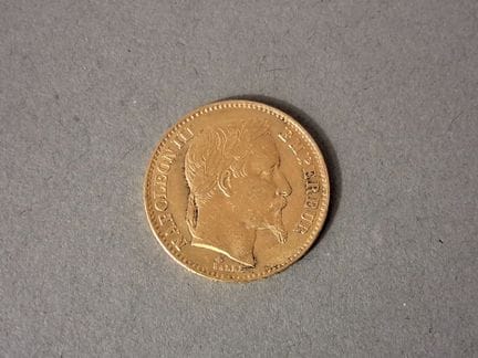 FRANCE, Pièce de 20 francs or, Napoléon III, 1866 