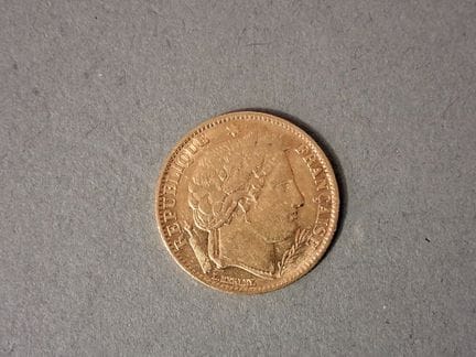 FRANCE, Pièce de 10 francs or, 1851 A. Poids : 3,2