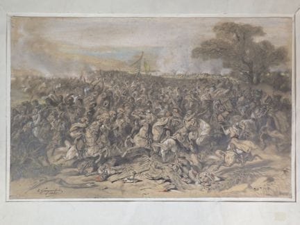 Joseph Zephyris GENGEMBRE (1818-c. 1870). "Scène d