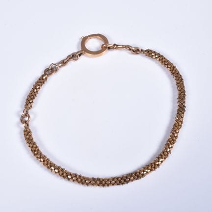 Chaîne de montre gousset dite giletière maille ron