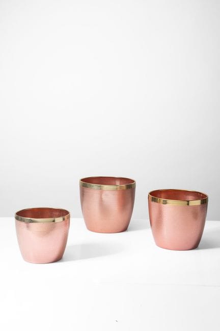 Fabrication italienne - Ensemble de trois cache-po