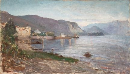 Schule des 19. Jahrhunderts – Lago Maggiore, Blick