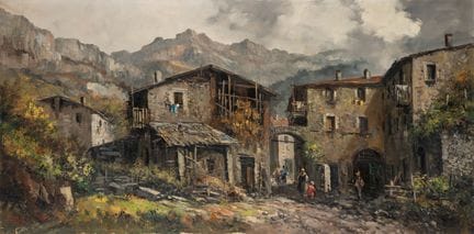 Ercole Magrotti (Milan 1890 – Rome 1967)  - Mounta