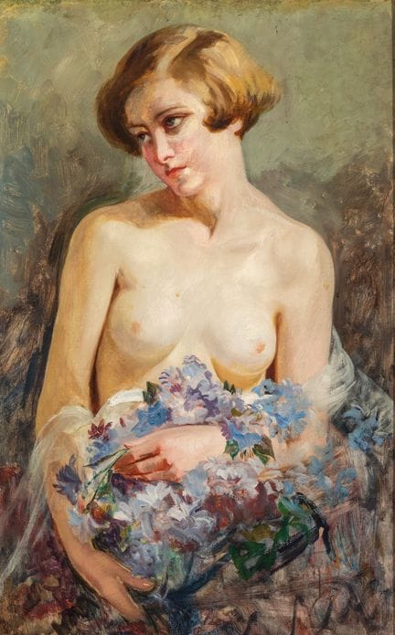 20th-Century School - Female Nude

oil on canvas
7