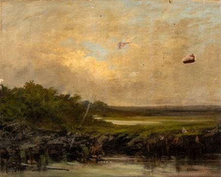 Achille Vertunni (Naples 1826 – Rome 1897)  - Land