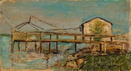 Oscar Saccorotti (Rom 1898 – Recco 1986)  – Schiff