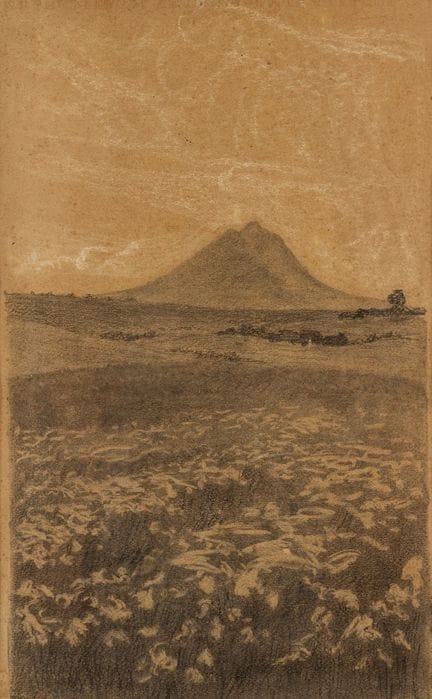 Ettore Ferrari (Rome, 1845–1929)  - View of Mount 