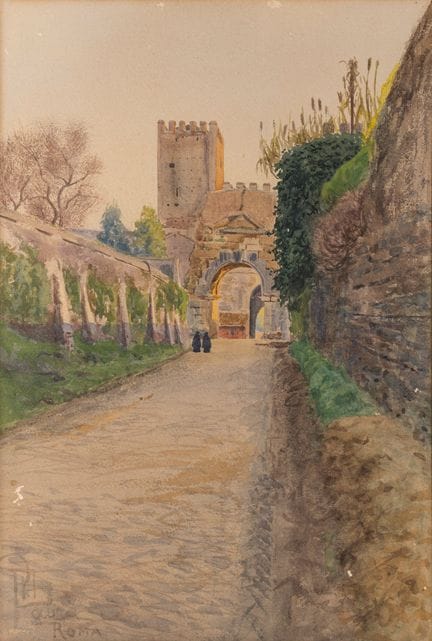 Pompeo Fabri (Rome 1874–1959)  - Porta San Sebasti