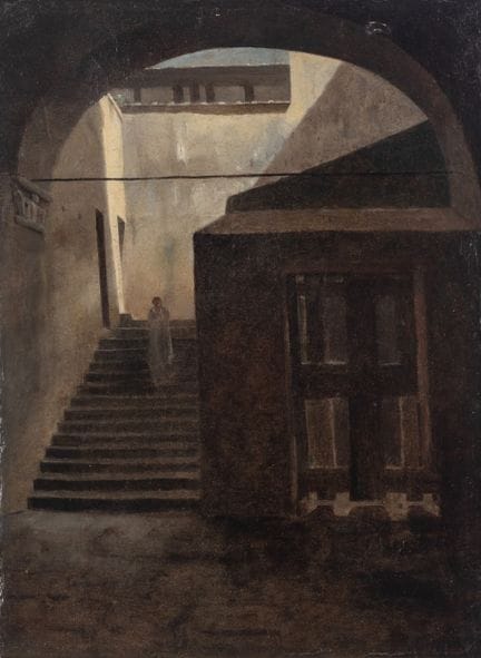 19th-Century School - Figures in an Interior

oil 