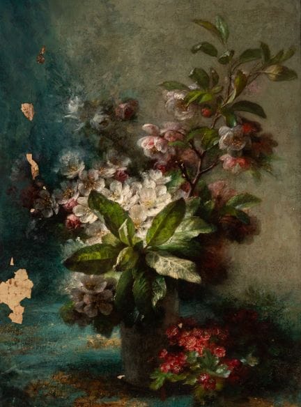 Französische Schule, 19. Jahrhundert – Vase mit Bi