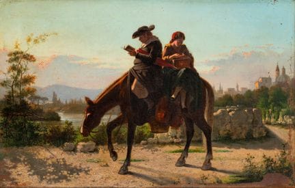 Giuseppe Cavarretta (Neapel 1830 – 1891)  – Die Rü