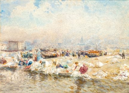 Attilio Pratella (Lugo, 1856 - Naples, 1949)  - Le
