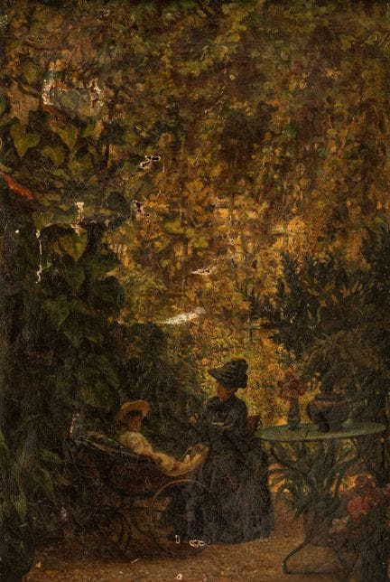 Félix Joseph Barrias (Paris, 1822 - 1907)  - Femme