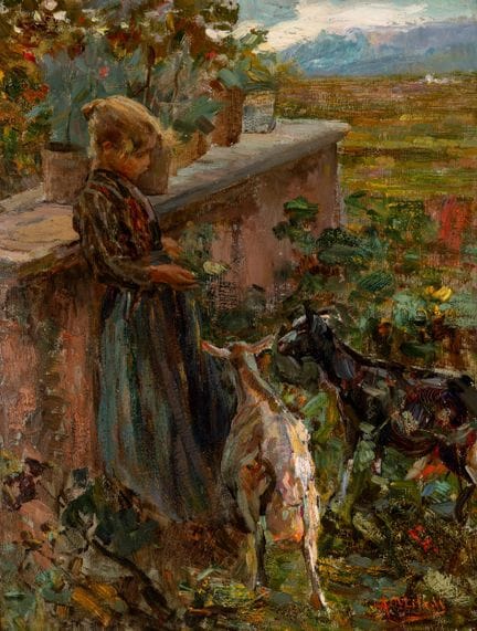 Alessandro Milesi (Venedig 1856 – 1945)  – Kleines