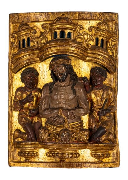 Bajorrelieve de madera que representa el «Ecce Hom