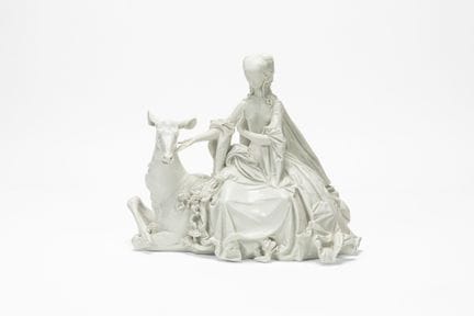 Lady on a doe, model by Paul Scheurich (New York 1