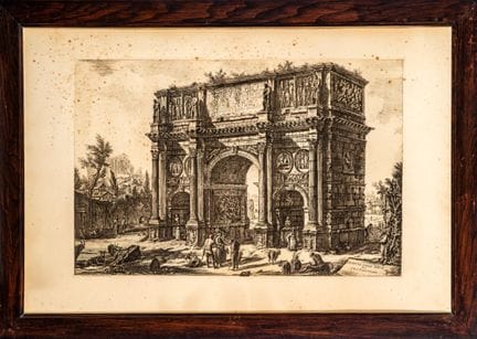 Giovanni Battista Piranesi, Vista del Arco de Cons