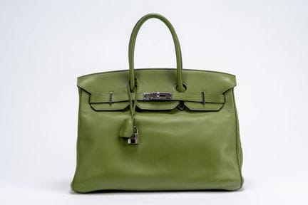 Hermès - Birkin 35 bag, 2010


Pelouse green Swift