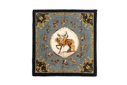 Hermès - Les Figures d'Equitation Silk Twill Scarf