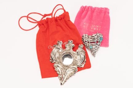 Christian Lacroix - Set of two metal brooches


8 