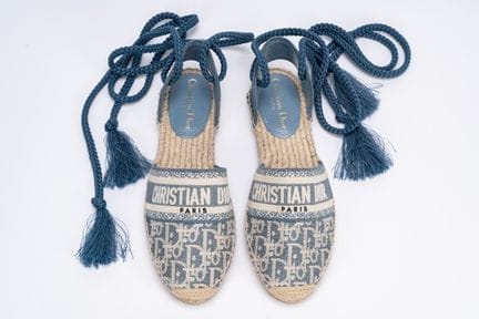Christian Dior - Pair of Dior Granville Espadrille