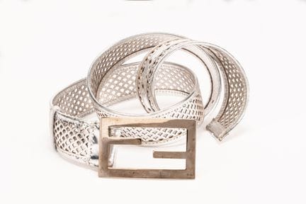 Fendi - Belt


Silver patent leather belt with per
